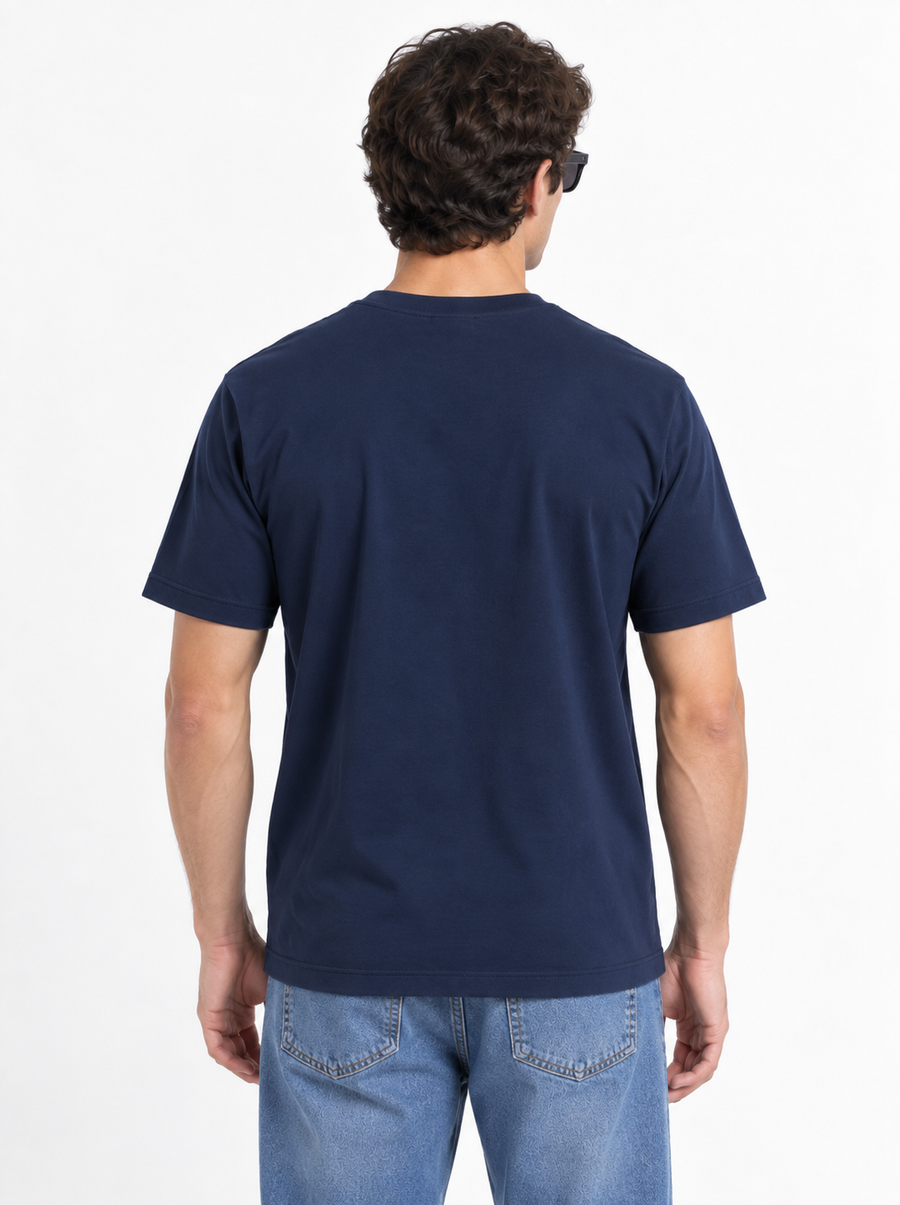 Modura Dublin navy raglan t-shirt for men, view 4