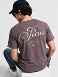 Osaka Purple Round Neck T-Shirt for Men