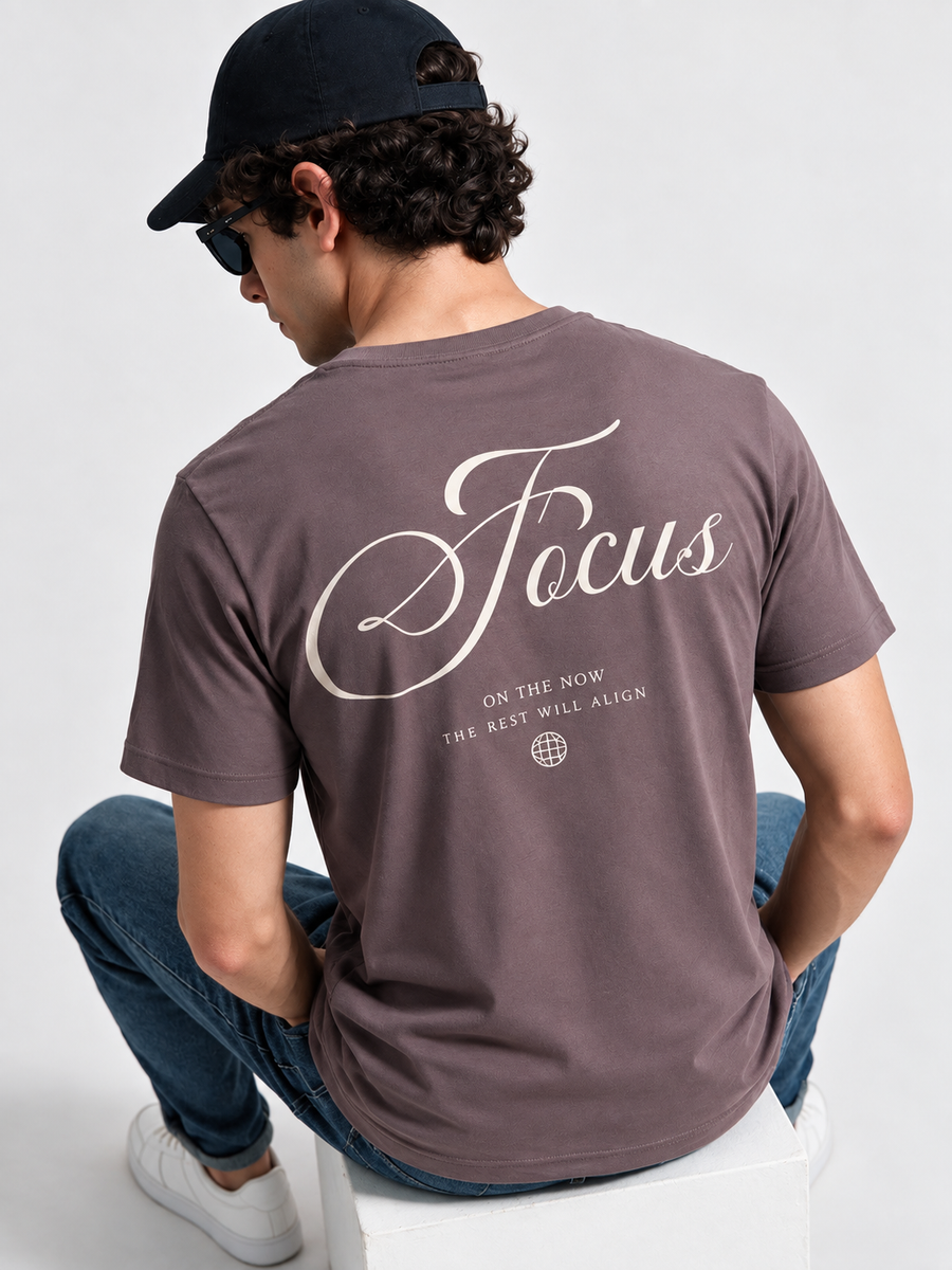 Modura Osaka purple printed t-shirt for men