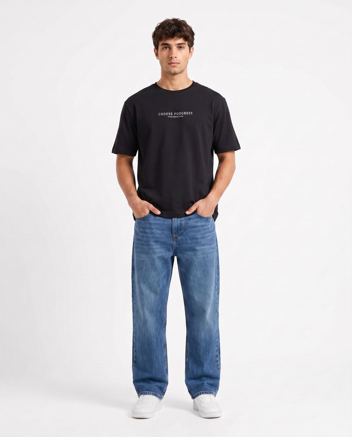 Modura Montana black printed t-shirt for men, view 3