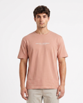 Verona Pink Round Neck T-Shirt for Men