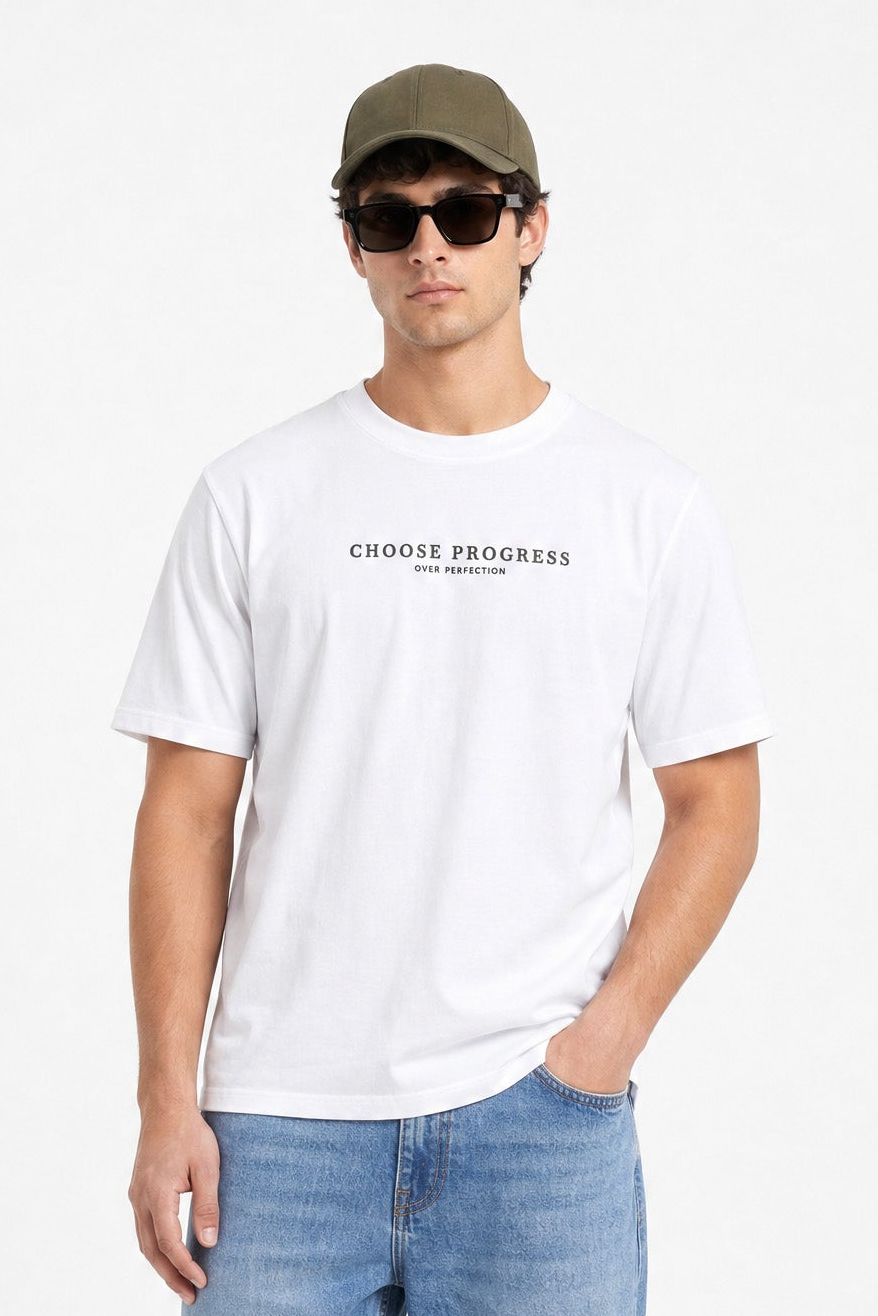 Modura Sonoma white printed t-shirt for men, view 2