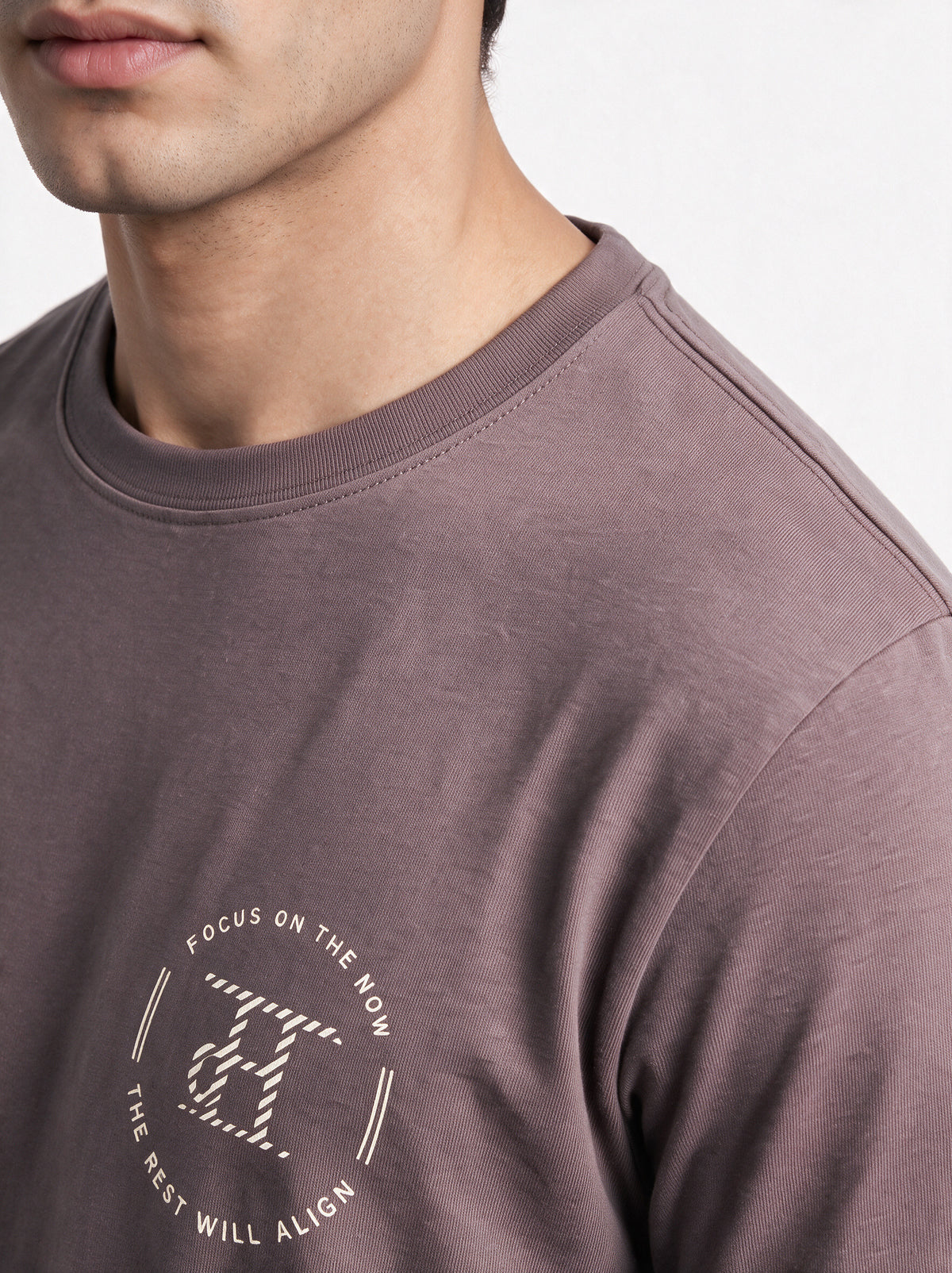 Modura Osaka purple printed t-shirt for men, view 3