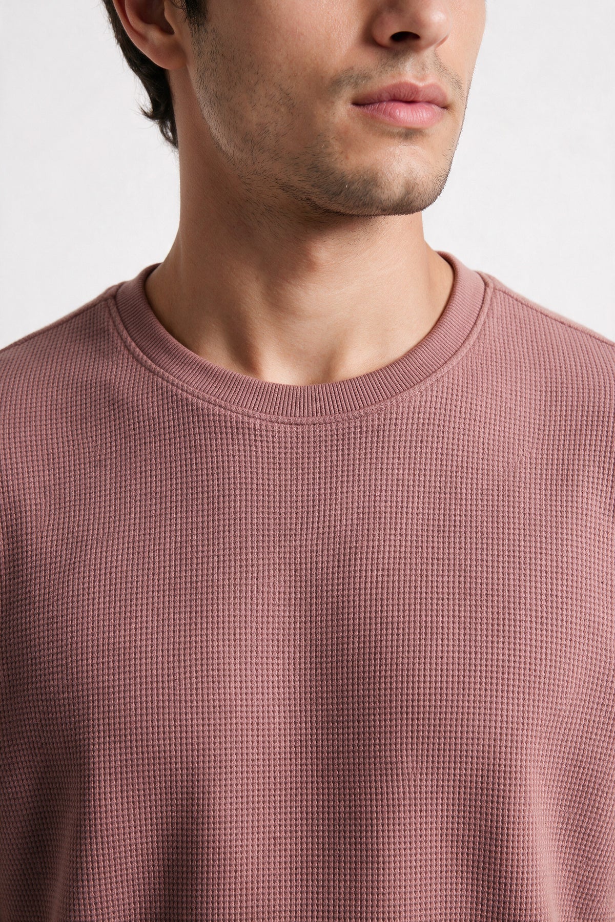 Lima Pink Round Neck T-Shirt for Men