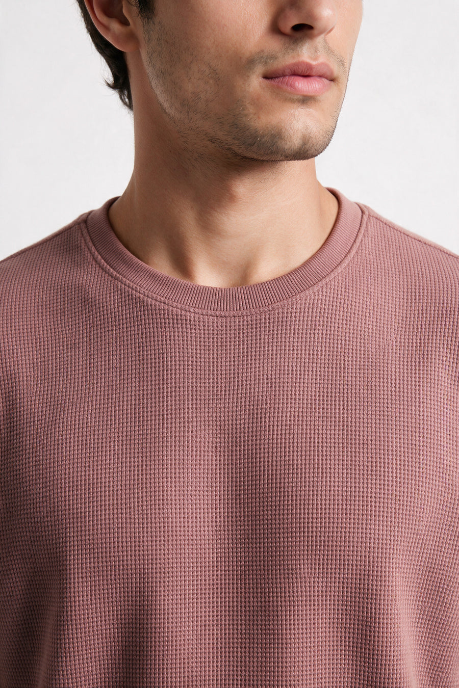 Lima Pink Round Neck T-Shirt for Men