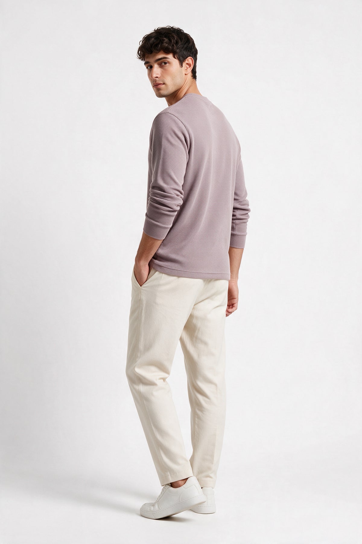 Modura Ontario purple structured sweatshirt for men, view 8