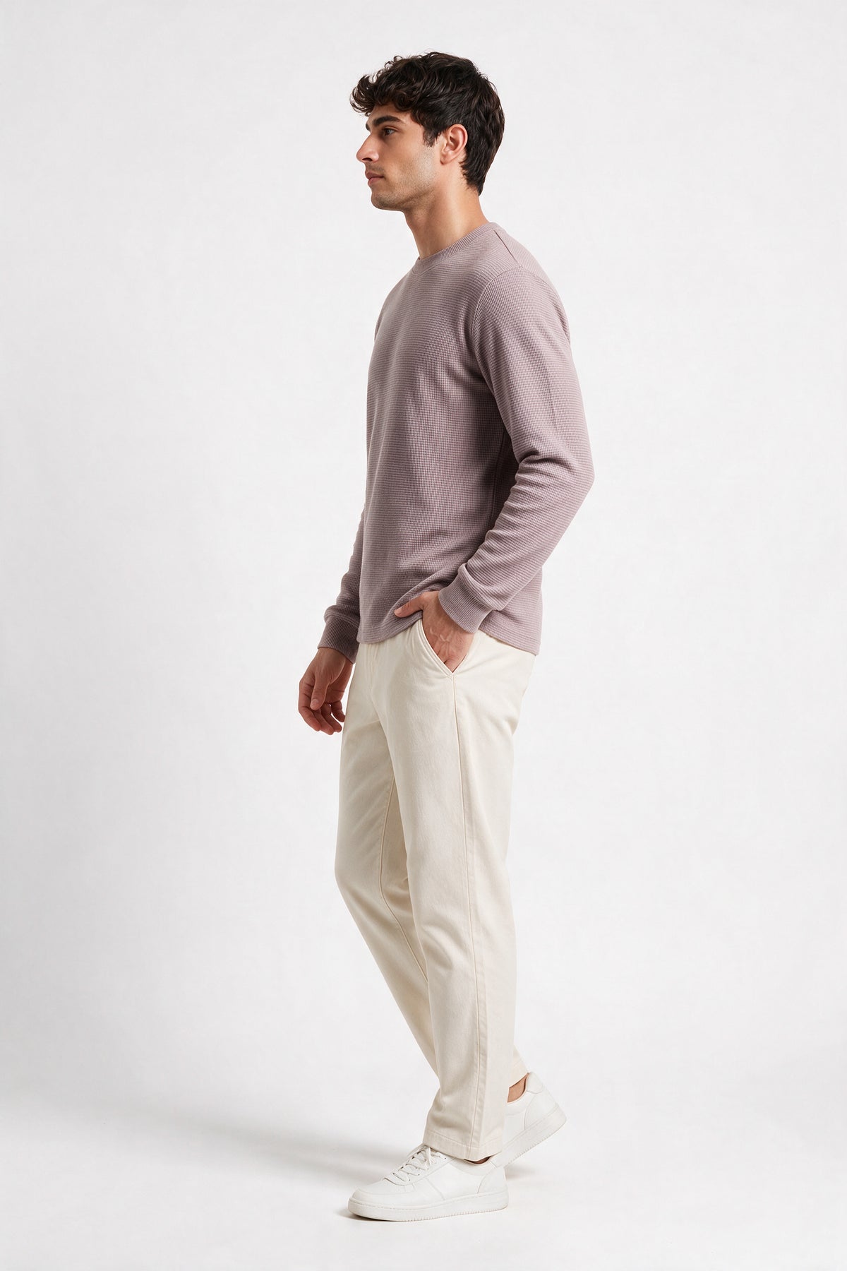 Modura Ontario purple structured sweatshirt for men, view 6