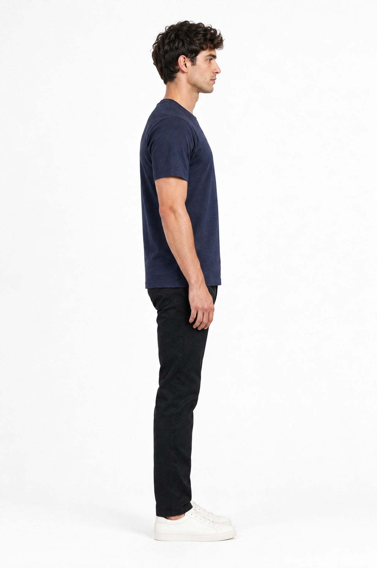 Modura Dublin navy raglan t-shirt for men, view 5