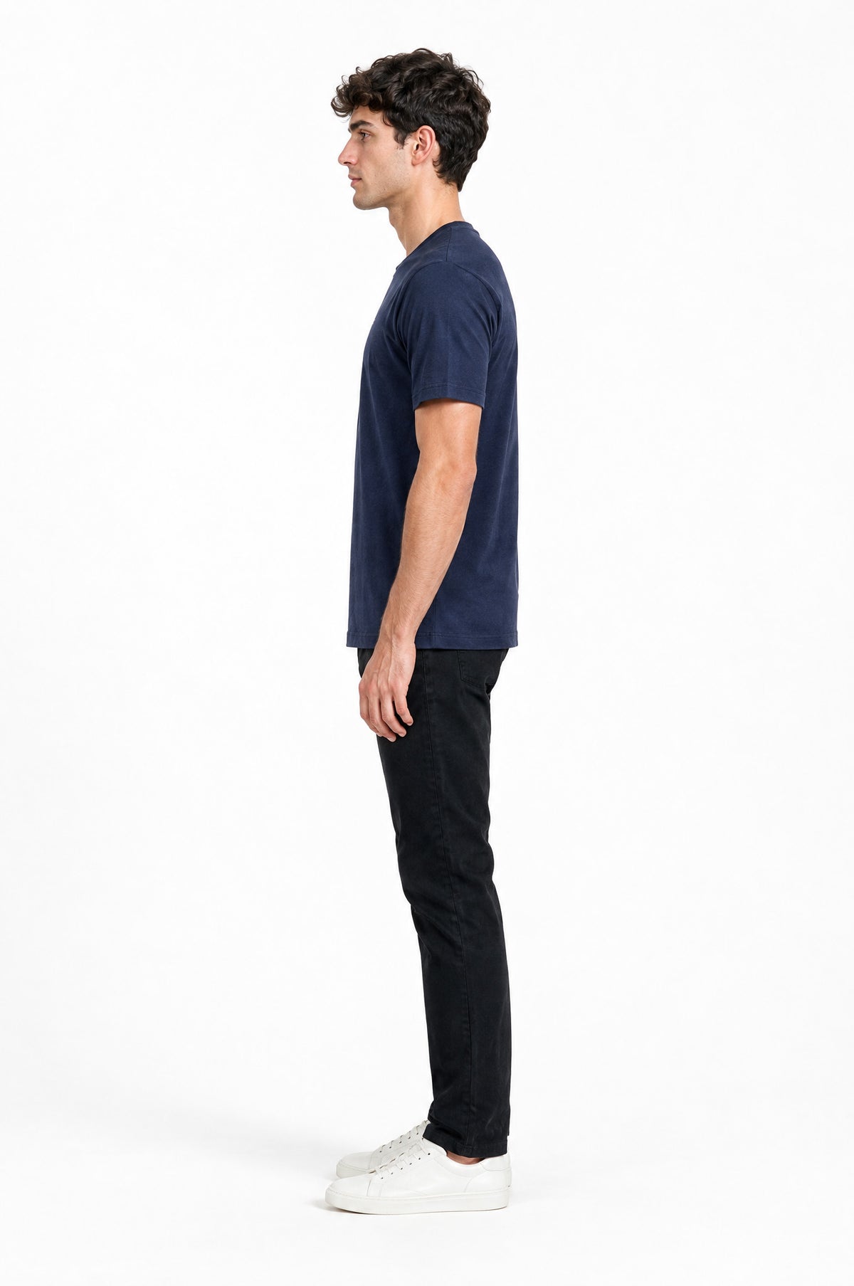 Modura Dublin navy raglan t-shirt for men, view 6