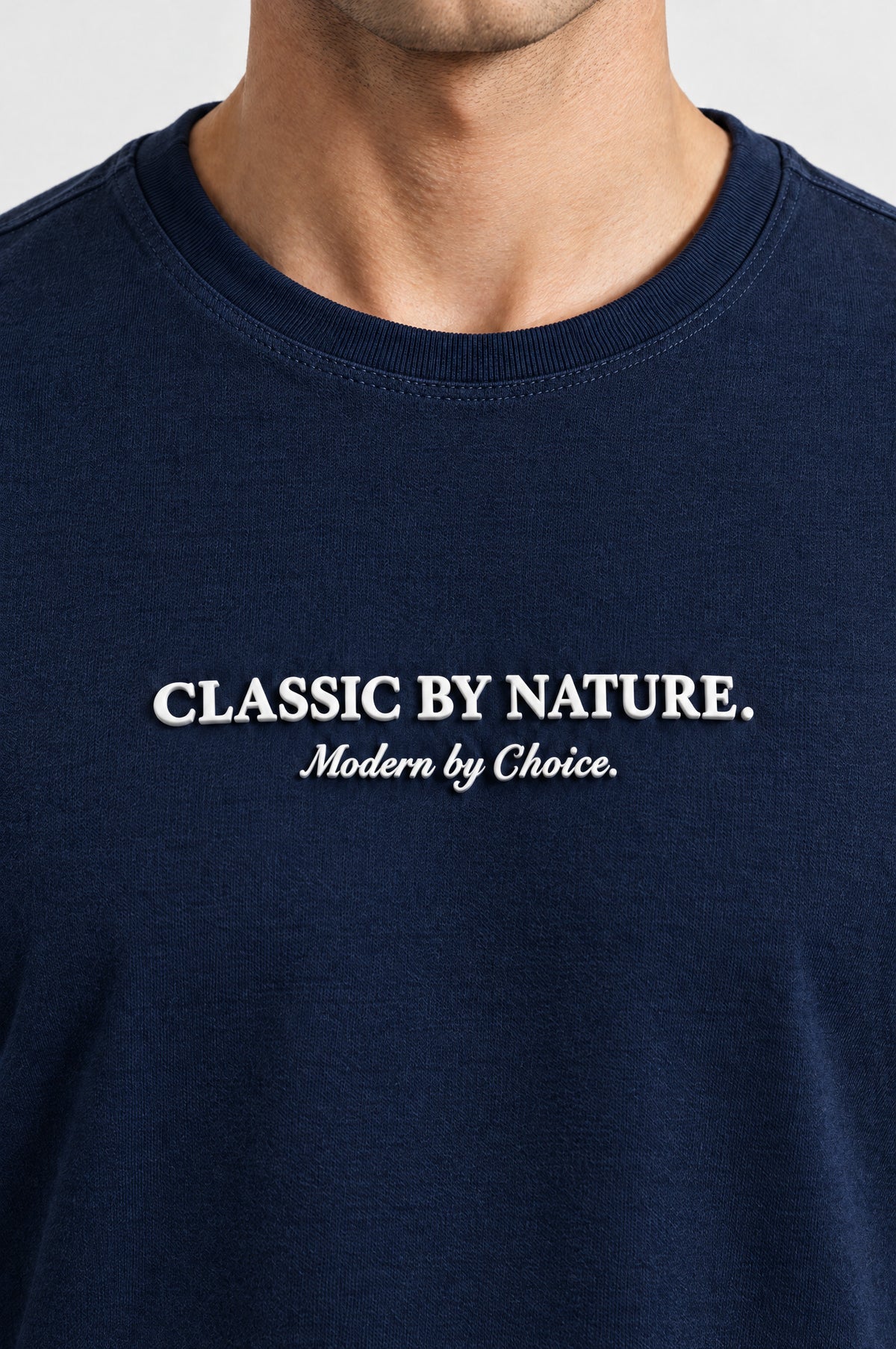 Modura Dublin navy raglan t-shirt for men, view 2
