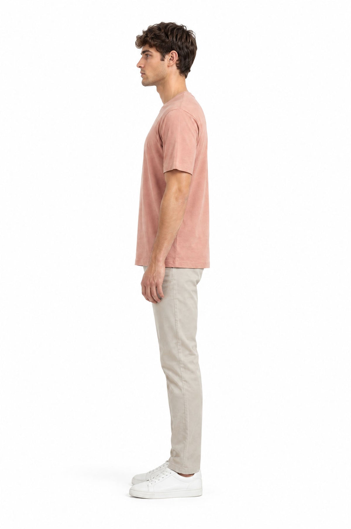 Modura Verona pink printed t-shirt for men, view 6