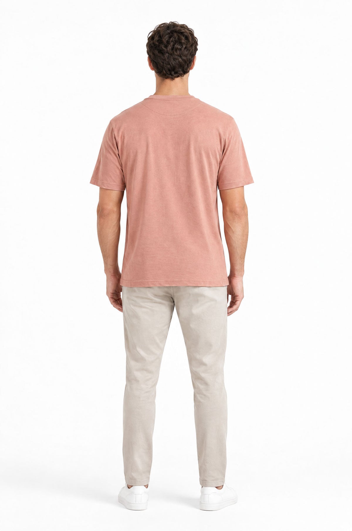 Modura Verona pink printed t-shirt for men, view 8