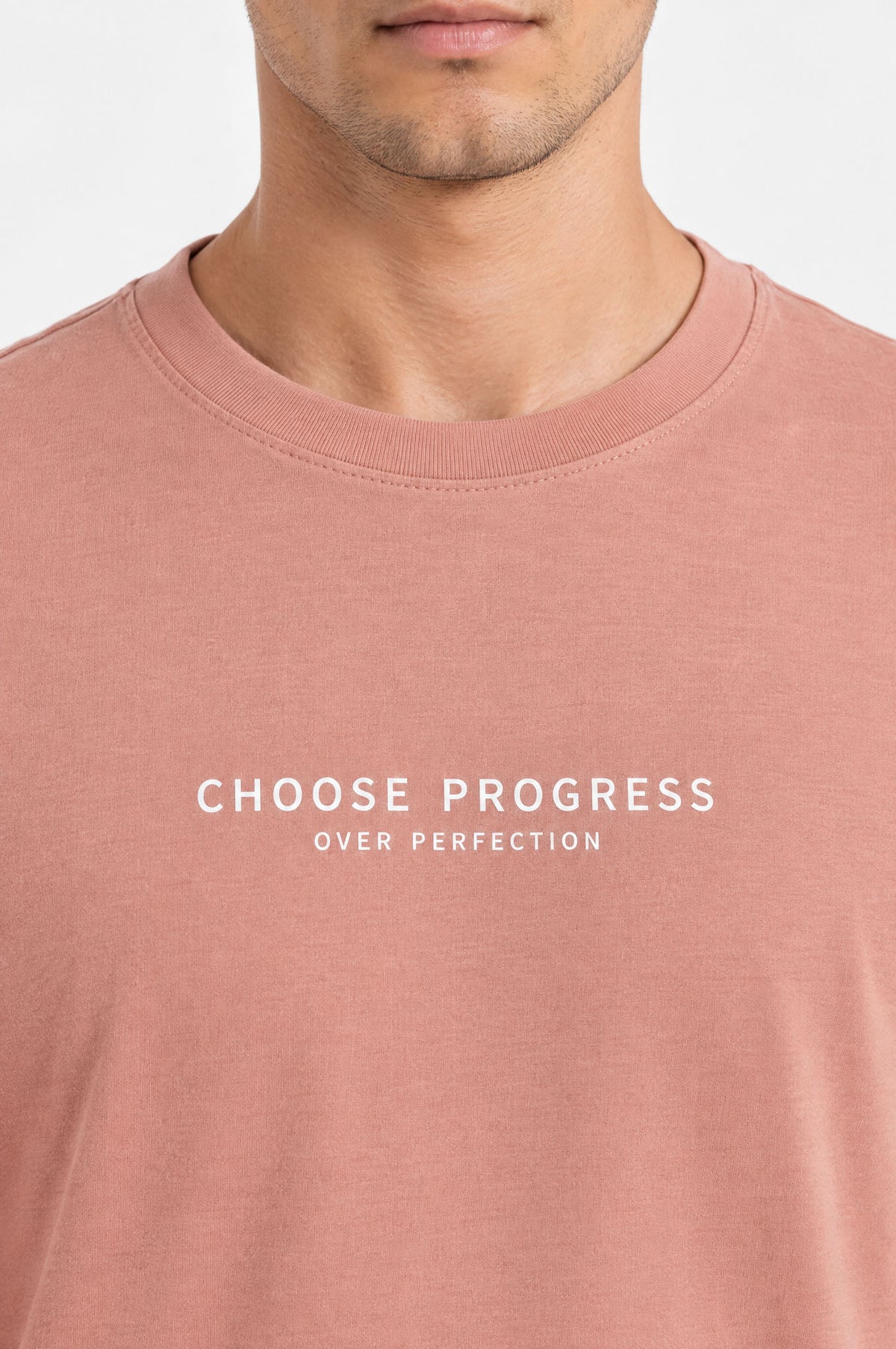 Modura Verona pink printed t-shirt for men, view 9
