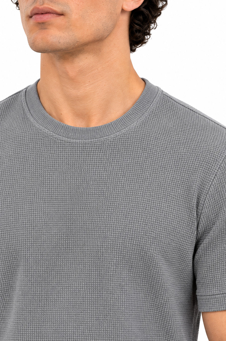 Havana Blue Round Neck T-Shirt for Men