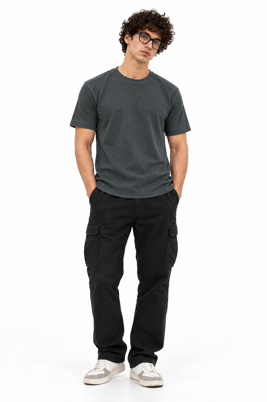 Dakar Green Round Neck T-Shirt for Men