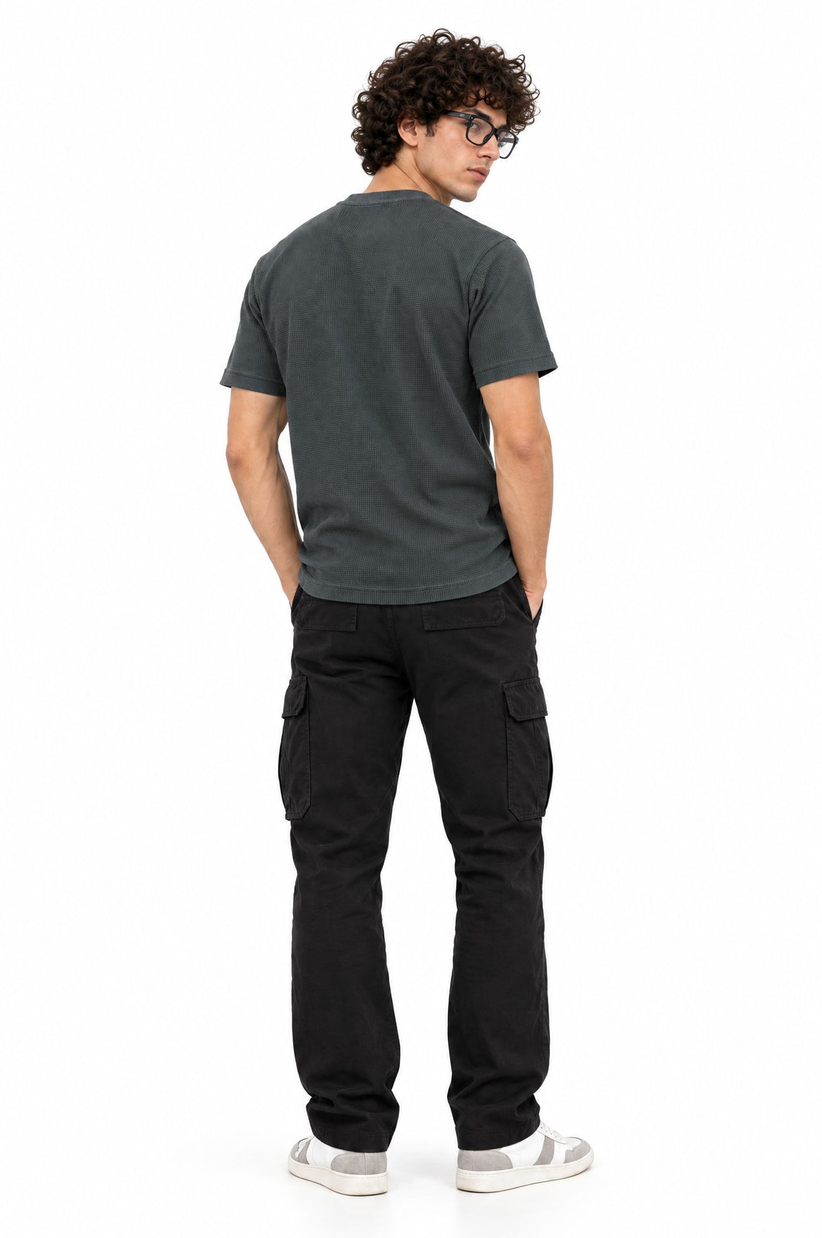 Dakar Green Round Neck T-Shirt for Men