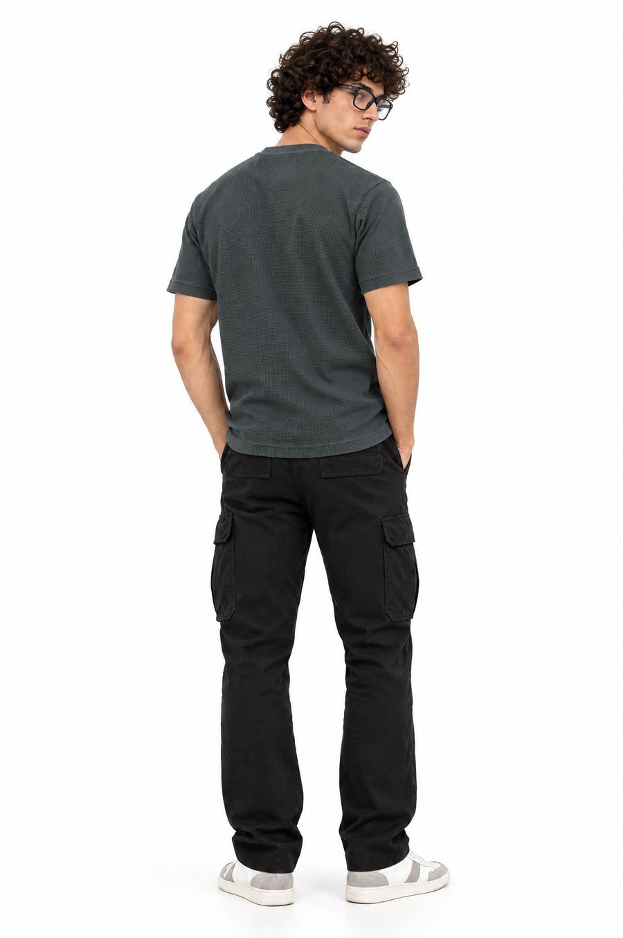 Dakar Green Round Neck T-Shirt for Men