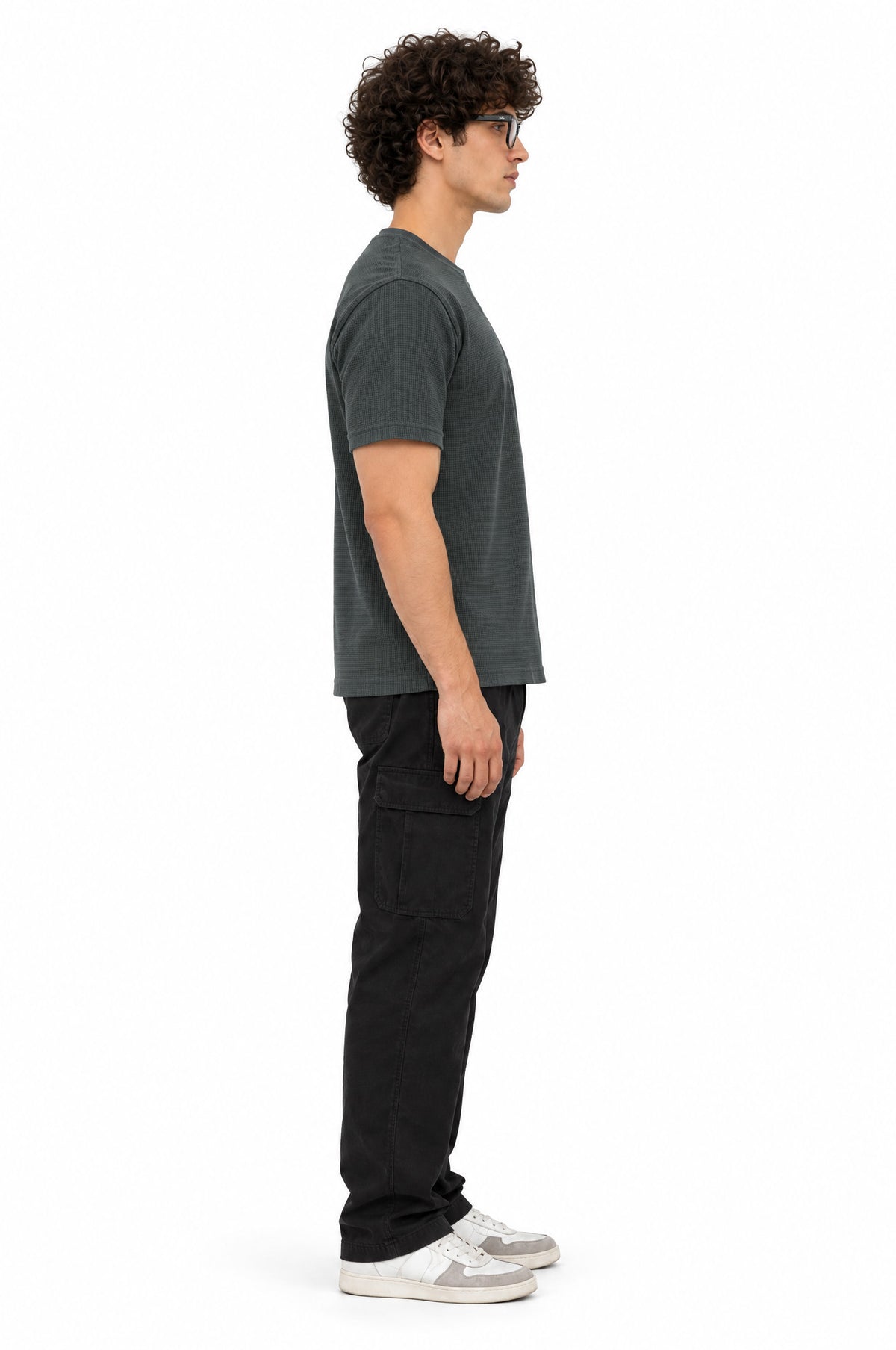 Dakar Green Round Neck T-Shirt for Men