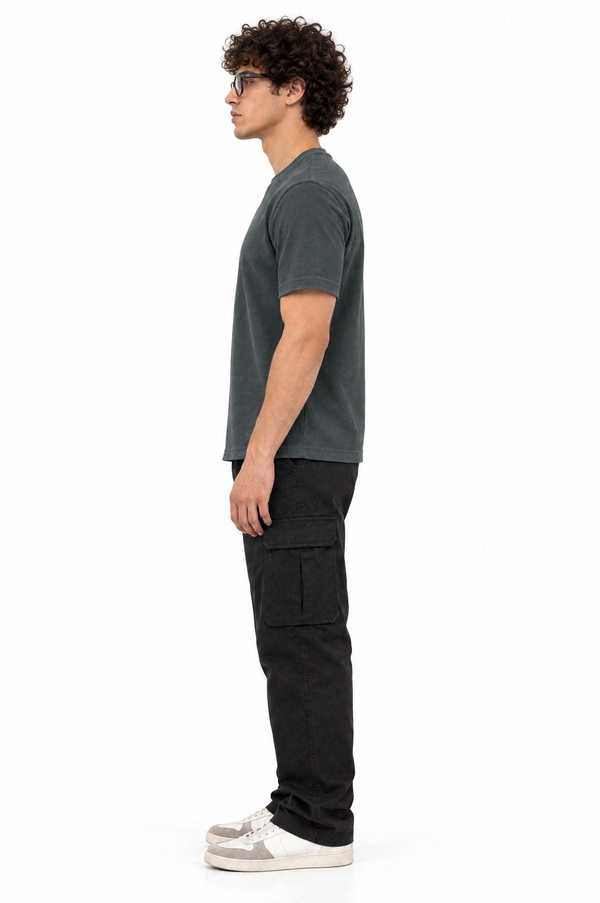 Dakar Green Round Neck T-Shirt for Men