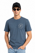 Oslo Navy Round Neck T-Shirt for Men