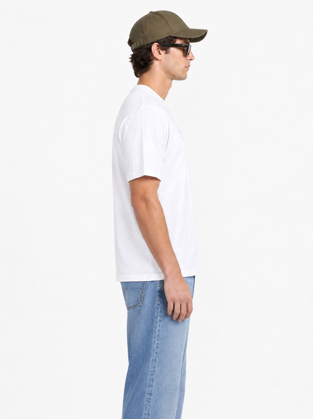 Modura Sonoma white printed t-shirt for men, view 4