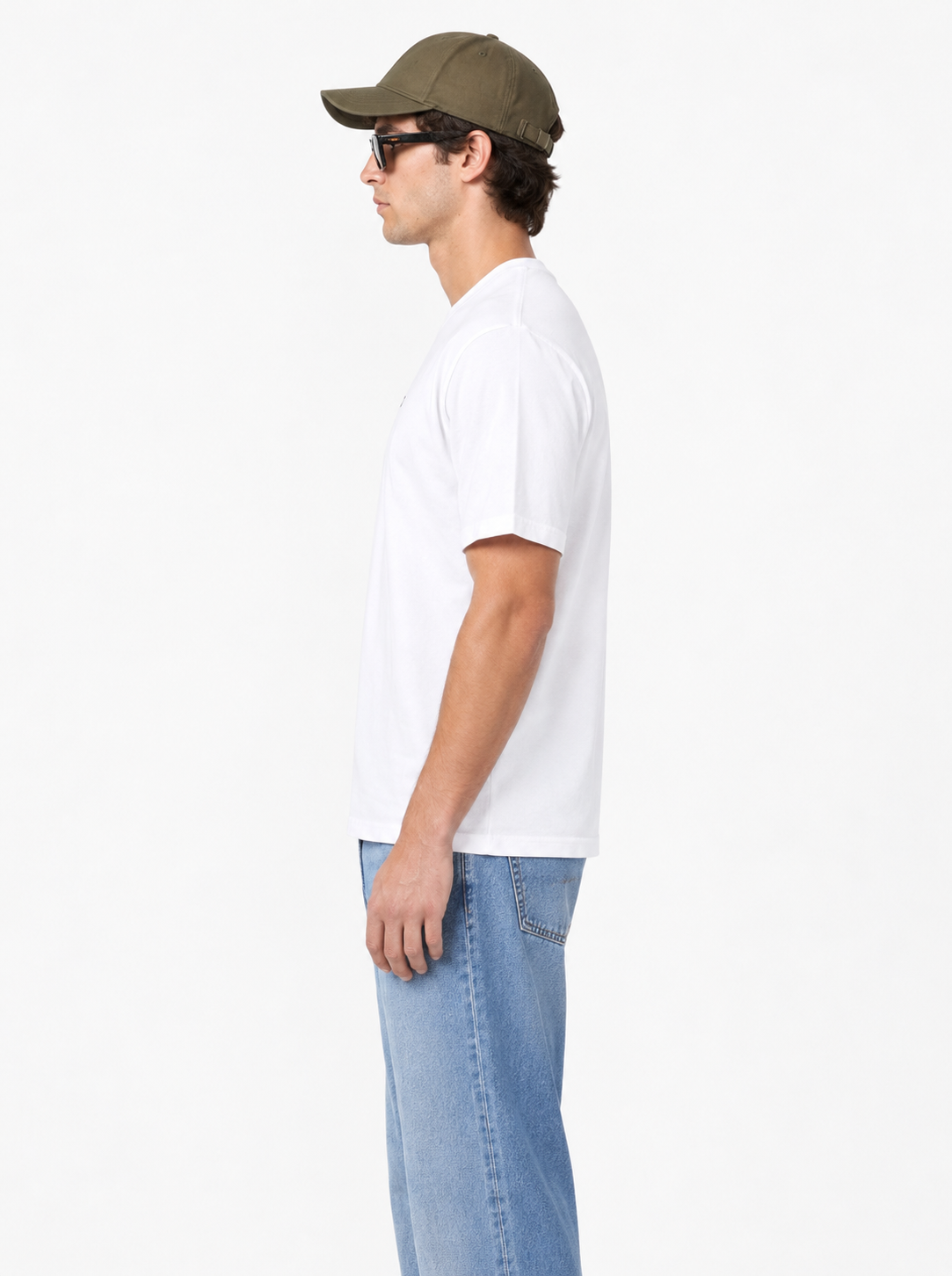 Modura Sonoma white printed t-shirt for men, view 5